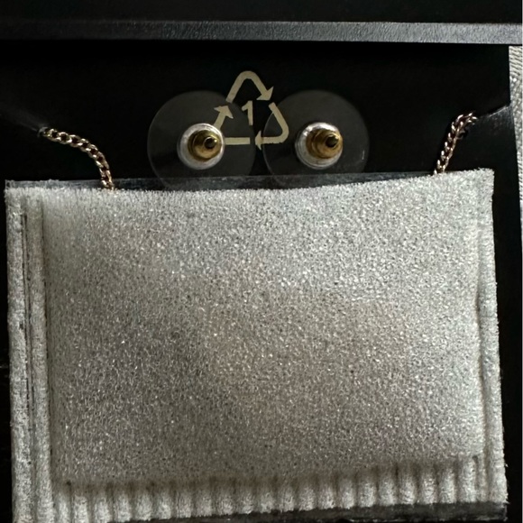 Givenchy Square Pave Stud Earrings & Necklace Set - Picture 6 of 6